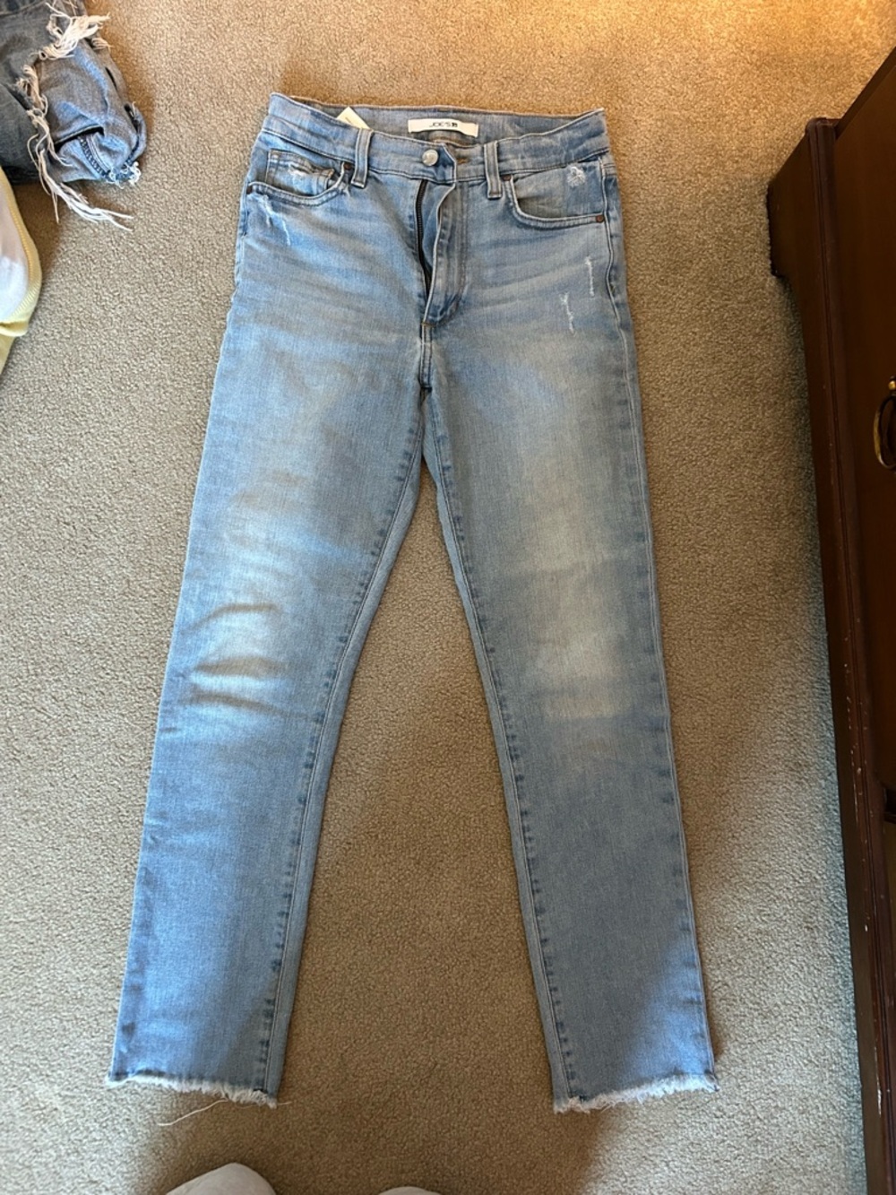 Joe's Jeans Light Blue Straight Leg Denim